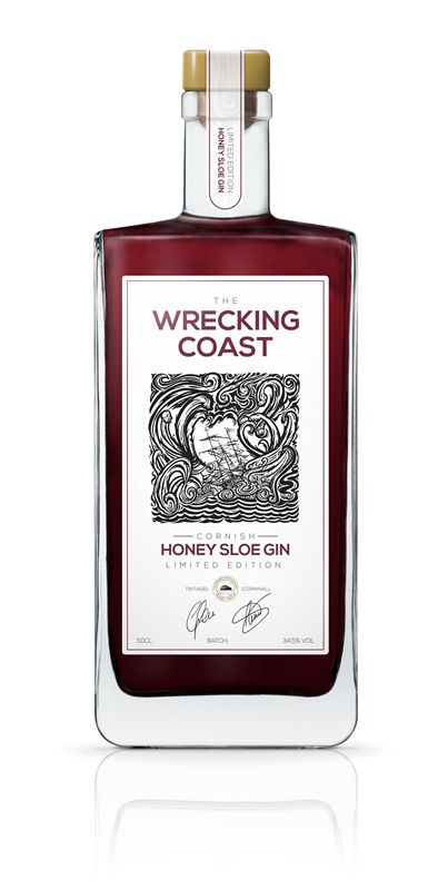 Wrecking Coast Honey Sloe Gin 50cl (34.5%)
