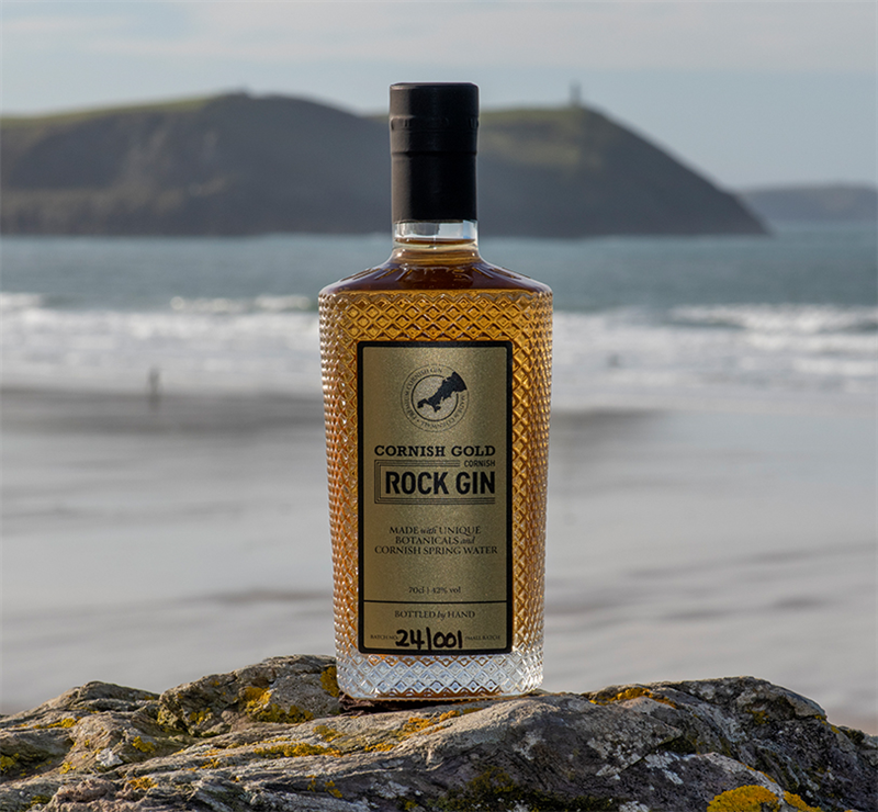 Cornish Rock Gold Gin 50cl (42%)